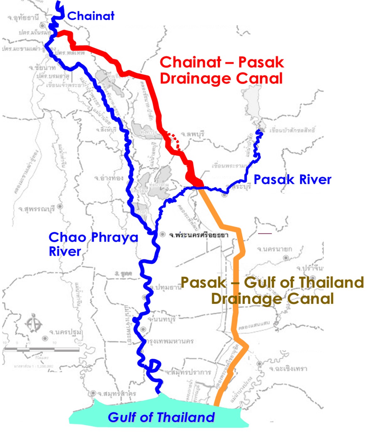Feasibility Study and Environmental Impact Assessment of the Drainage System of Lower Eastern Chao Phraya River