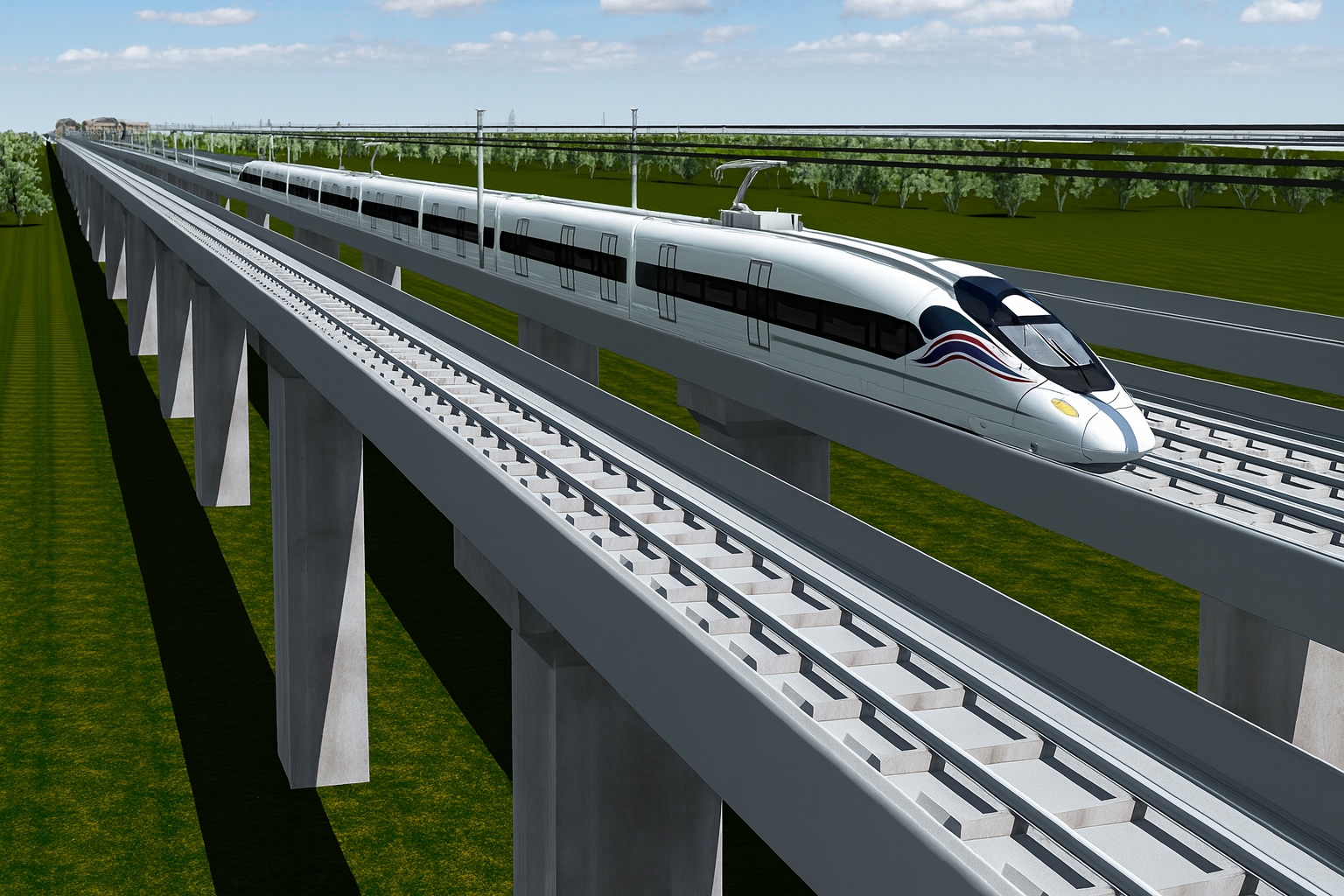 โครงการศึกษาและออกแบบรถไฟความเร็วสูงสายกรุงเทพฯ-เชียงใหม่ ระยะที่ 1 และ ระยะที่ 2