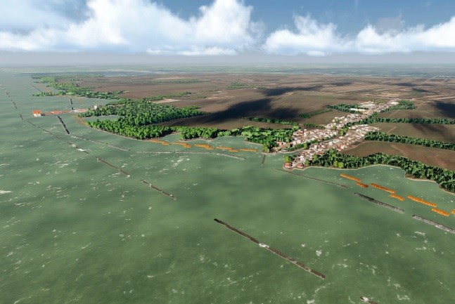 โครงการออกแบบโครงสร้างป้องกันการกัดเซาะชายฝั่งทะเลและจัดทำรายงานการวิเคราะห์ผลกระทบสิ่งแวดล้อมในพื้นที่วิกฤต ต.สองคลอง อ.บางปะกง จ.ฉะเชิงเทรา