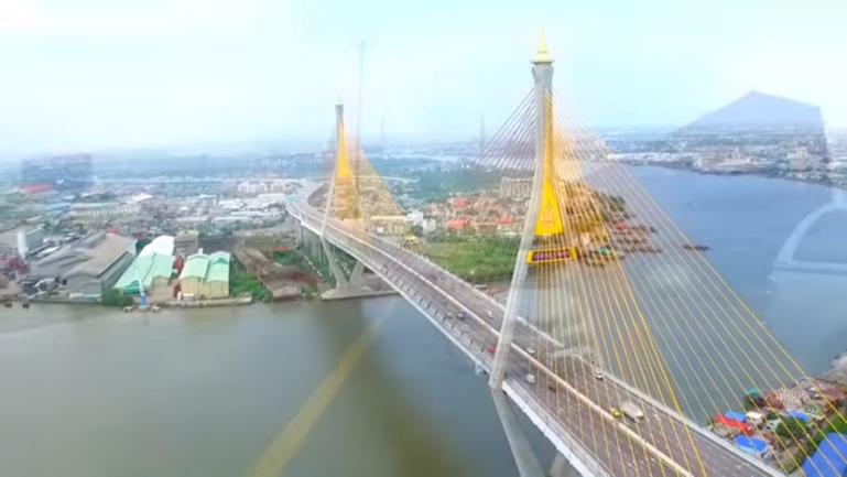 โครงการออกแบบรายละเอียด และศึกษาผลกระทบสิ่งแวดล้อม โครงข่ายทางสนับสนุนการเชื่อมต่อระบบขนส่งหลักของประเทศ ช่วง จ.สมุทรสาคร-จ.สมุทรปราการ (สะพานข้ามแม่น้ำเจ้าพระยา บริเวณ อ.พระสมุทรเจดีย์ จ.สมุทรปราการ และถนนเชื่อมต่อ)