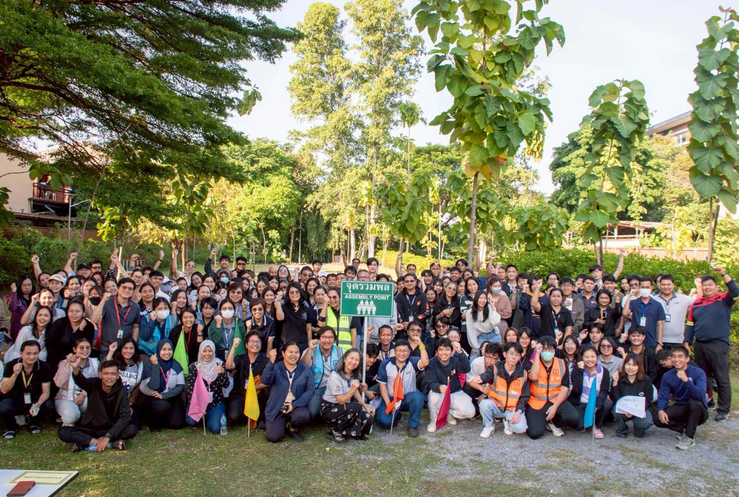 การอบรมดับเพลิงและซ้อมอพยพหนีไฟ ประจำปี 2568